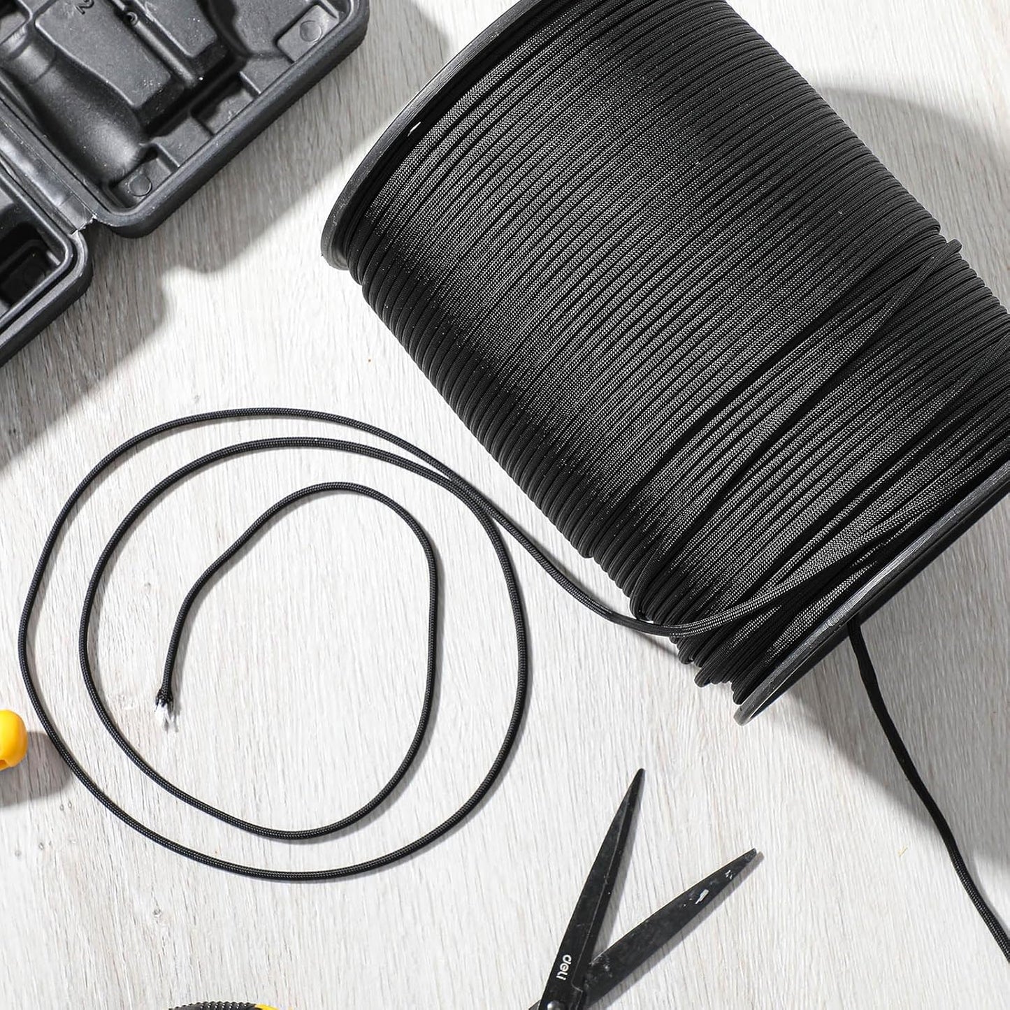 SATINIOR Paracord Rope 1250ft | 7 Strand Core Tactical Parachute Cord - Durable Utility Rope for Survival, Hunting & Camping
