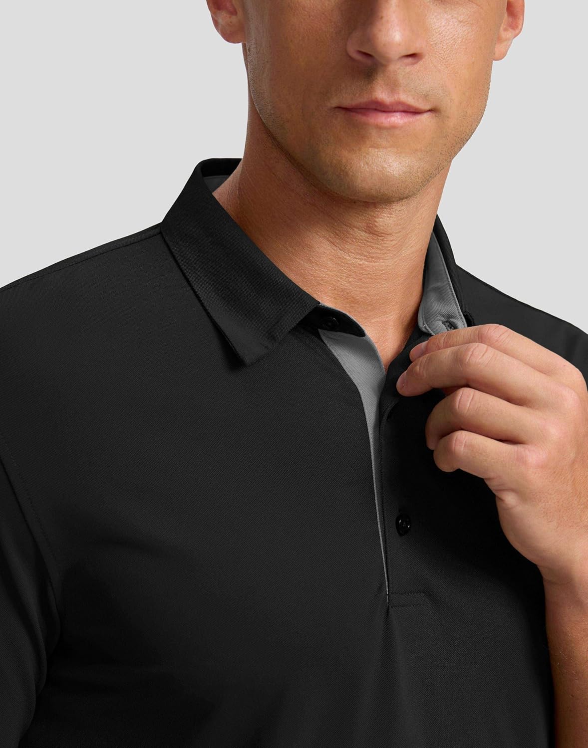 Skiennix Men's Golf Shirts - Dry Fit Moisture-Wicking Short Sleeve Polo for Casual & Athletic Wear
