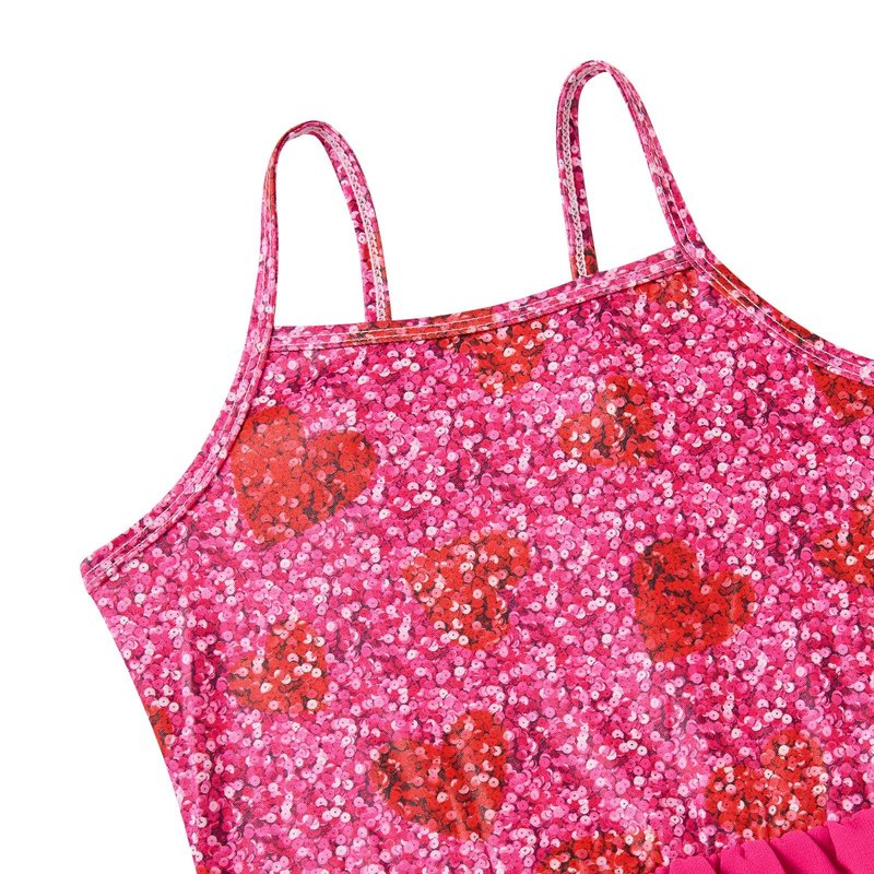 Taubow Girls Dance Leotards 5-6t 5t Size 5 6 6x Pink Heart Ballet Leotard Dance Outfit