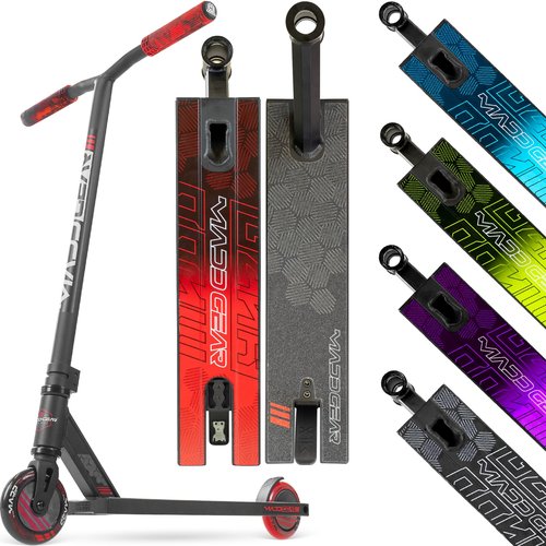 Pro Trick Stunt Scooter – Lightweight Durable 2 Wheel Freestyle Scooter for Skatepark and Street – Easy Assembly – Madd Gear MG3