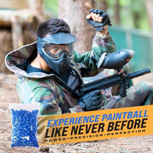 3Skull .43 Caliber Paintballs - Premium Blue Ammo for Umarex T4E Paintball Pistols