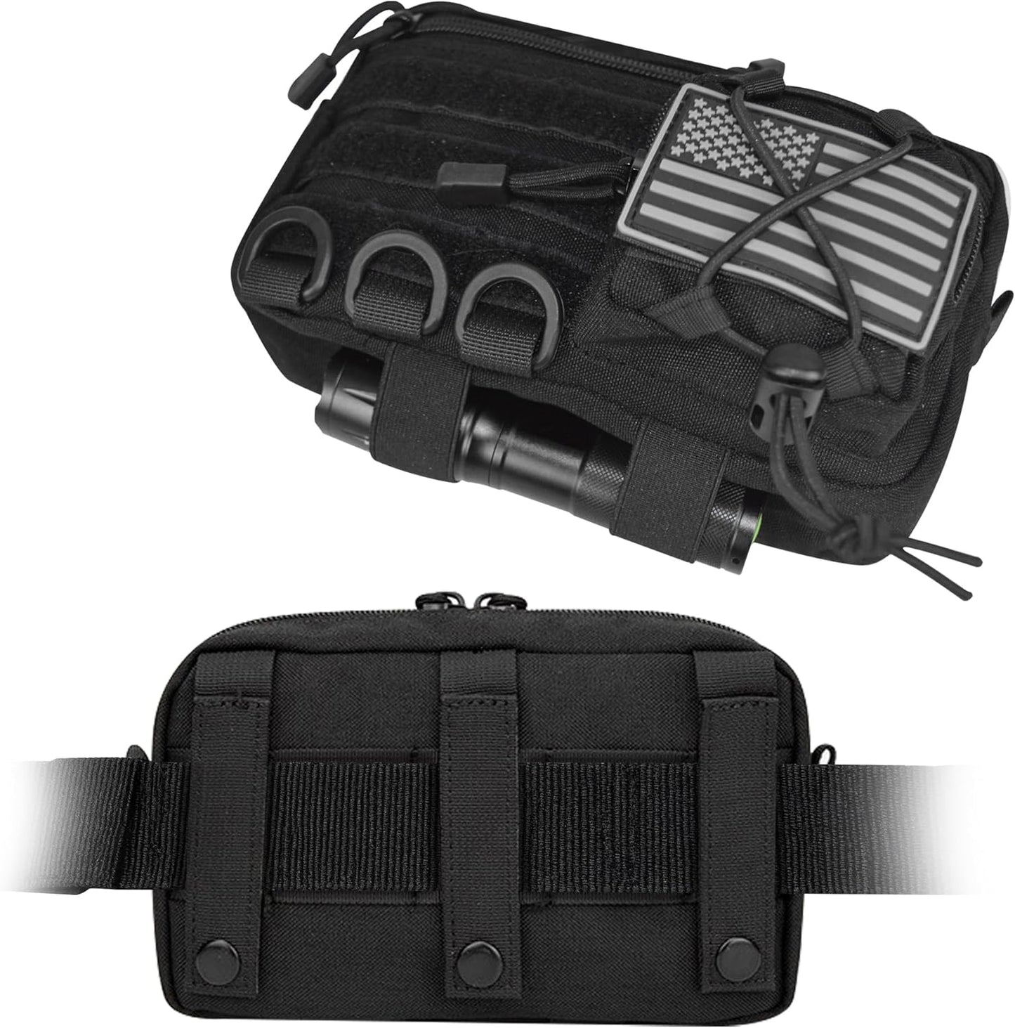 Skiennix Tactical Molle Admin Pouch - Multi-Purpose EDC Tool Organizer for Rucksacks & Vests