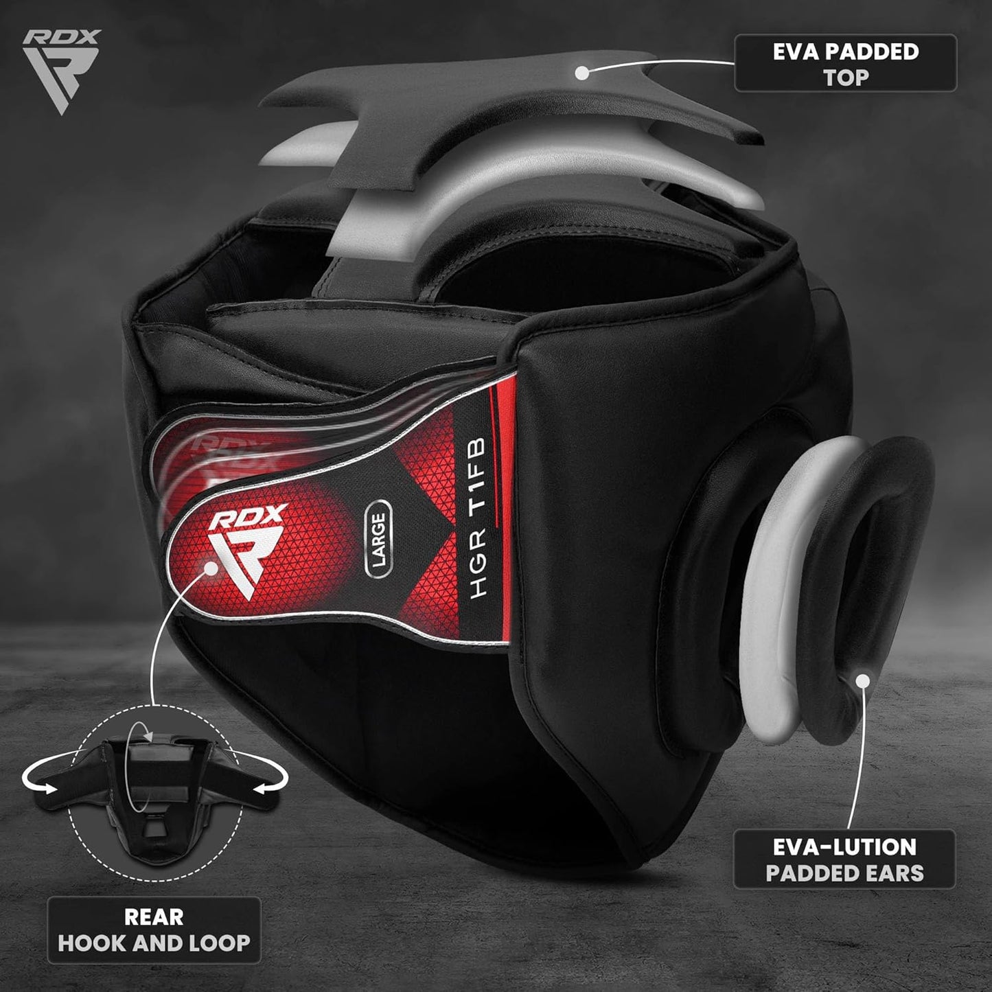 RDX Boxing Headgear - Removable Face Grill for MMA, Muay Thai, Kickboxing | Sparring & Training Gear