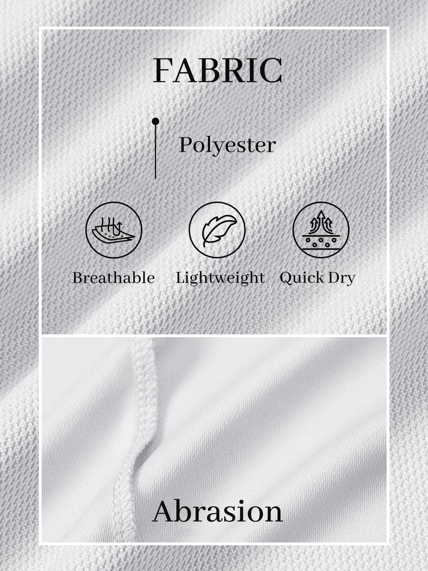 TACVASEN Mens Golf Shirt Dry Fit Mens Polo Shirts Short Sleeve Performance Golf Polos for Men with Collar Work Shirts White, L