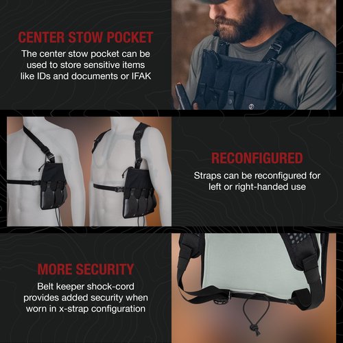 Vertx Firebase PCC Bandolier, It's Black, One Size