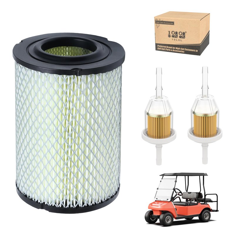 10L0L Golf Cart Tune Up Kit for EZGO Marathon 73-94, Club Car DS 84-91 Gas Model, Air Filter Fuel Filter Maintenance Kit, Replace OEM 1013379 1012506 14416-G1