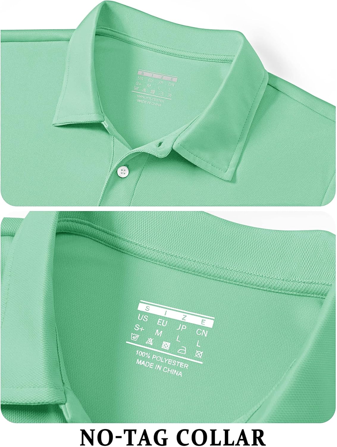 TACVASEN Men's Golf Shirt - Dry Fit Performance Polo with Collar | Short Sleeve, Stylish & Comfortable
