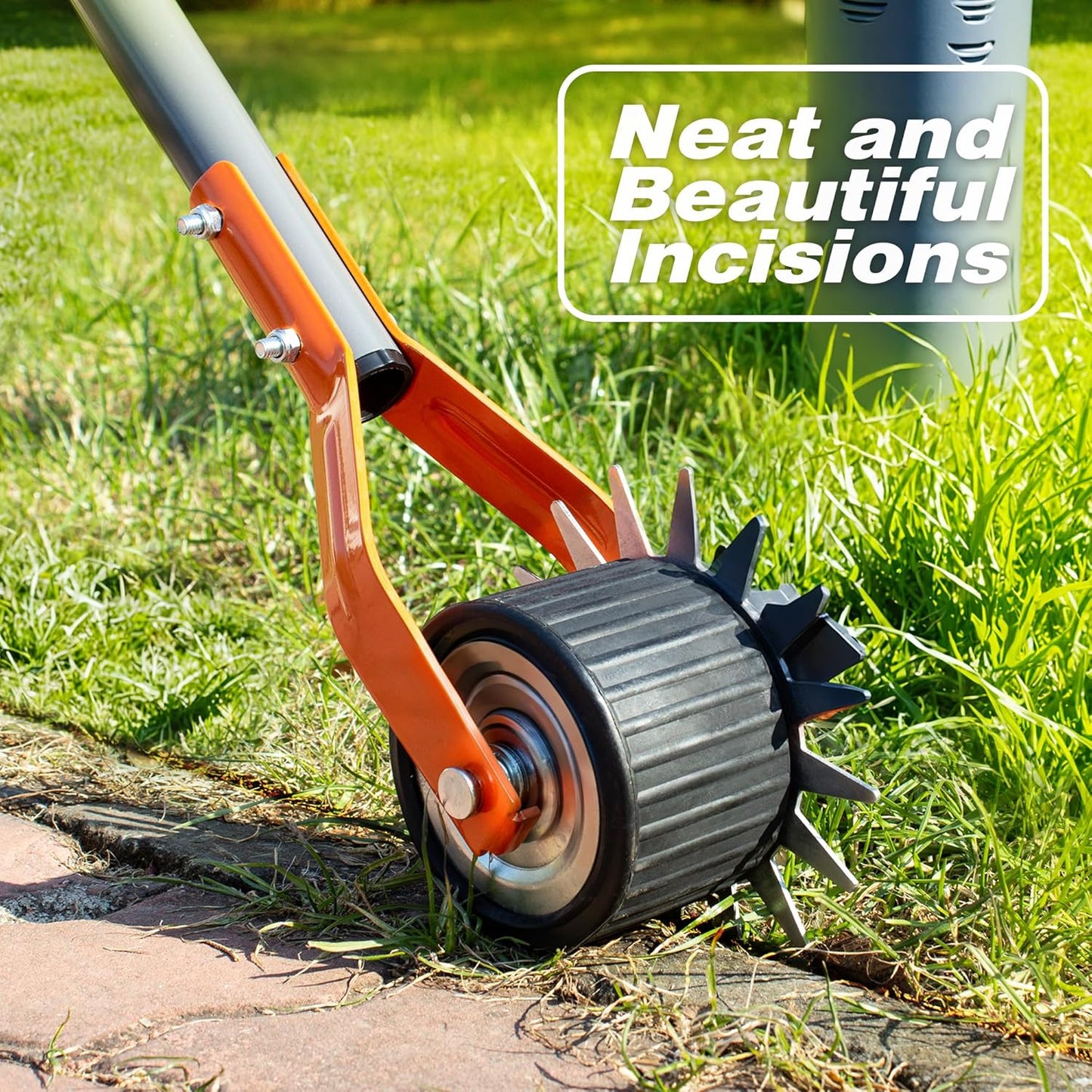 Walensee Manual Lawn Edger - 69.7 Inch Adjustable Stainless Steel Tool for Grass & Weed Trimming