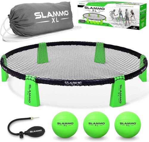 GoSports Slammo XL Game Set - 48" Net for Beginners & Group Play | Perfect for Outdoor Fun