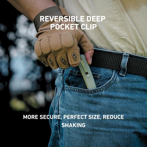 ARTISANCUTLERY Orthodox V2 Pocket Knife, 3.54" AR-RPM9 Steel Blade G10 Handle Folding Knife for Camping Hiking, 1883P Natural Green(New Version)