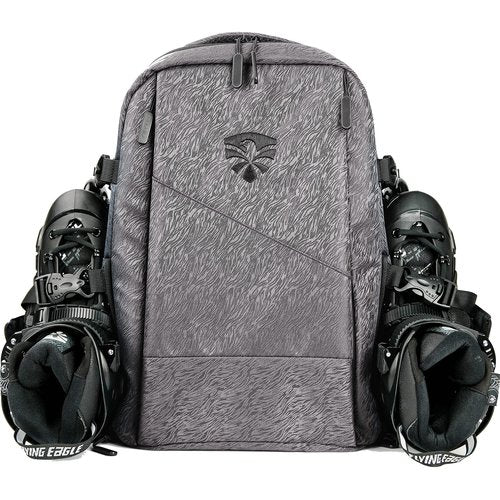 Flying Eagle Movement Inline Skate Bag Roller Skate Backpack Inline Skates Travel Backpack, adult inline skates, inline skates backpack, Daily Commute, and Travel, Durable Backpack, Gray, Large
