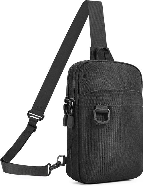 HILOMON RFID Blocking Small Sling Bag - Versatile Mini Crossbody for Travel & Hiking | Unisex Design