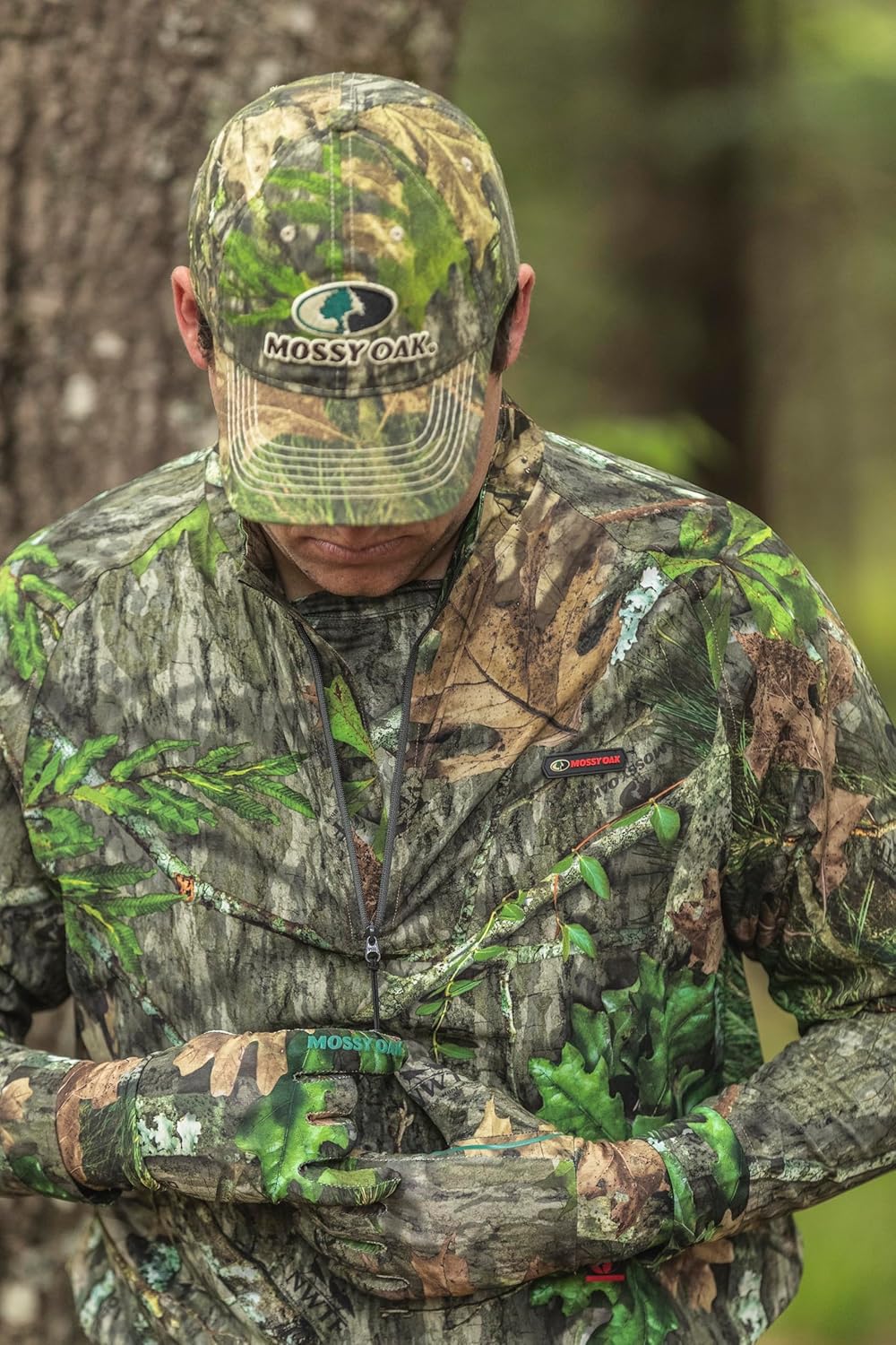 Mossy Oak Camo Hunting Gloves - Lightweight Design for Ultimate Comfort and Grip