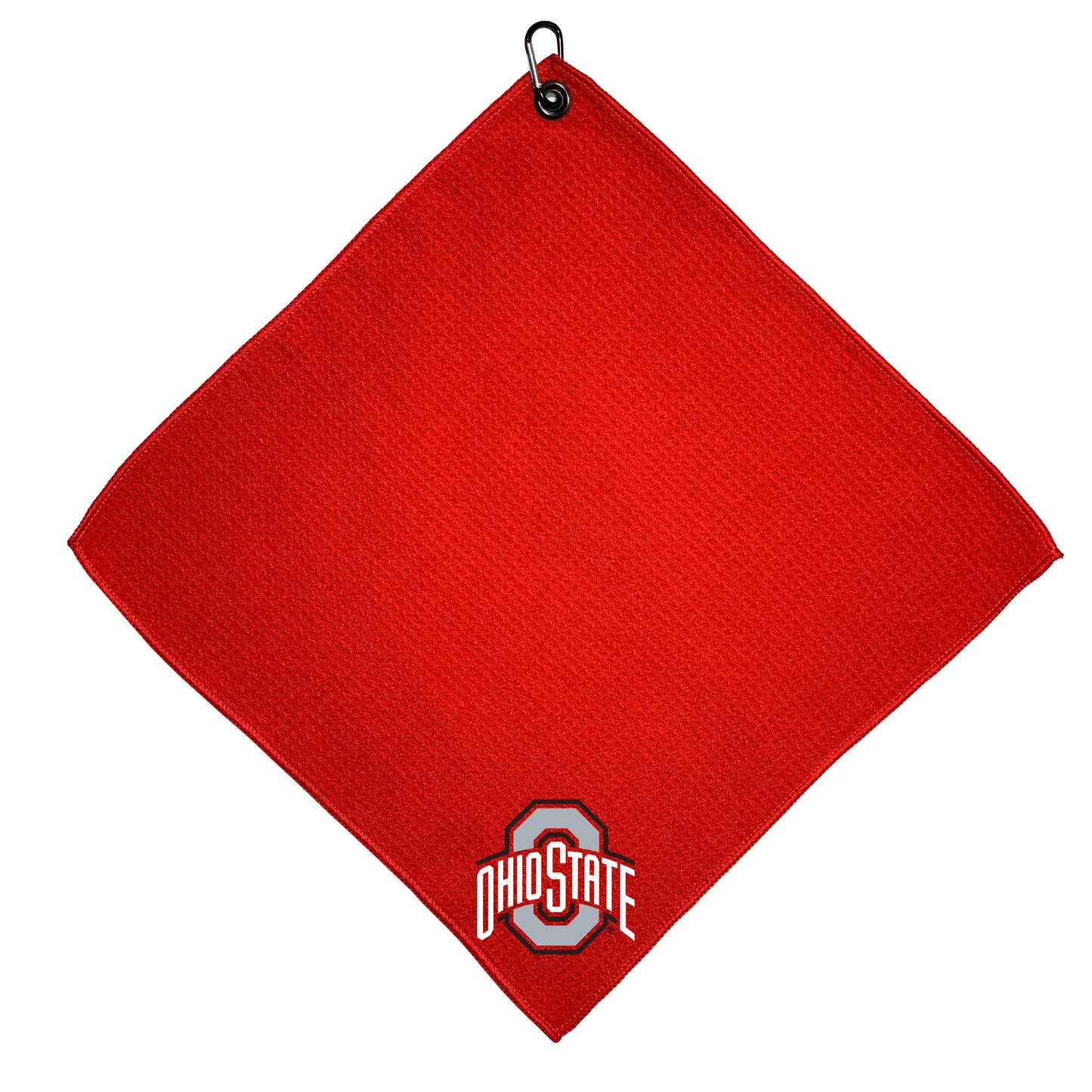 Team Golf NCAA Ohio State Buckeyes Microfiber Golf Towel, 15x15 (Multicolor)