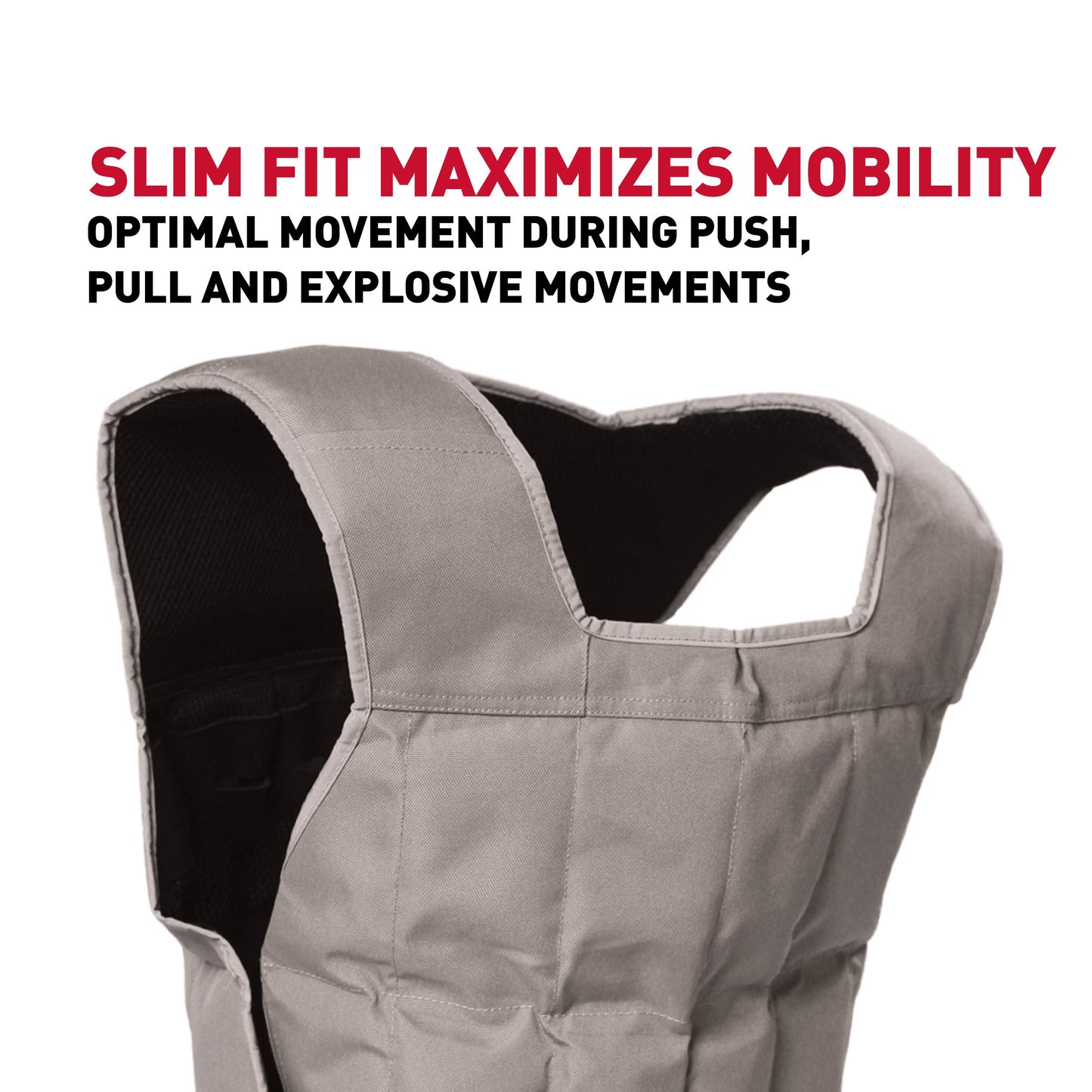 Perfect Fitness Weight Vest, 40-Pound, Grey