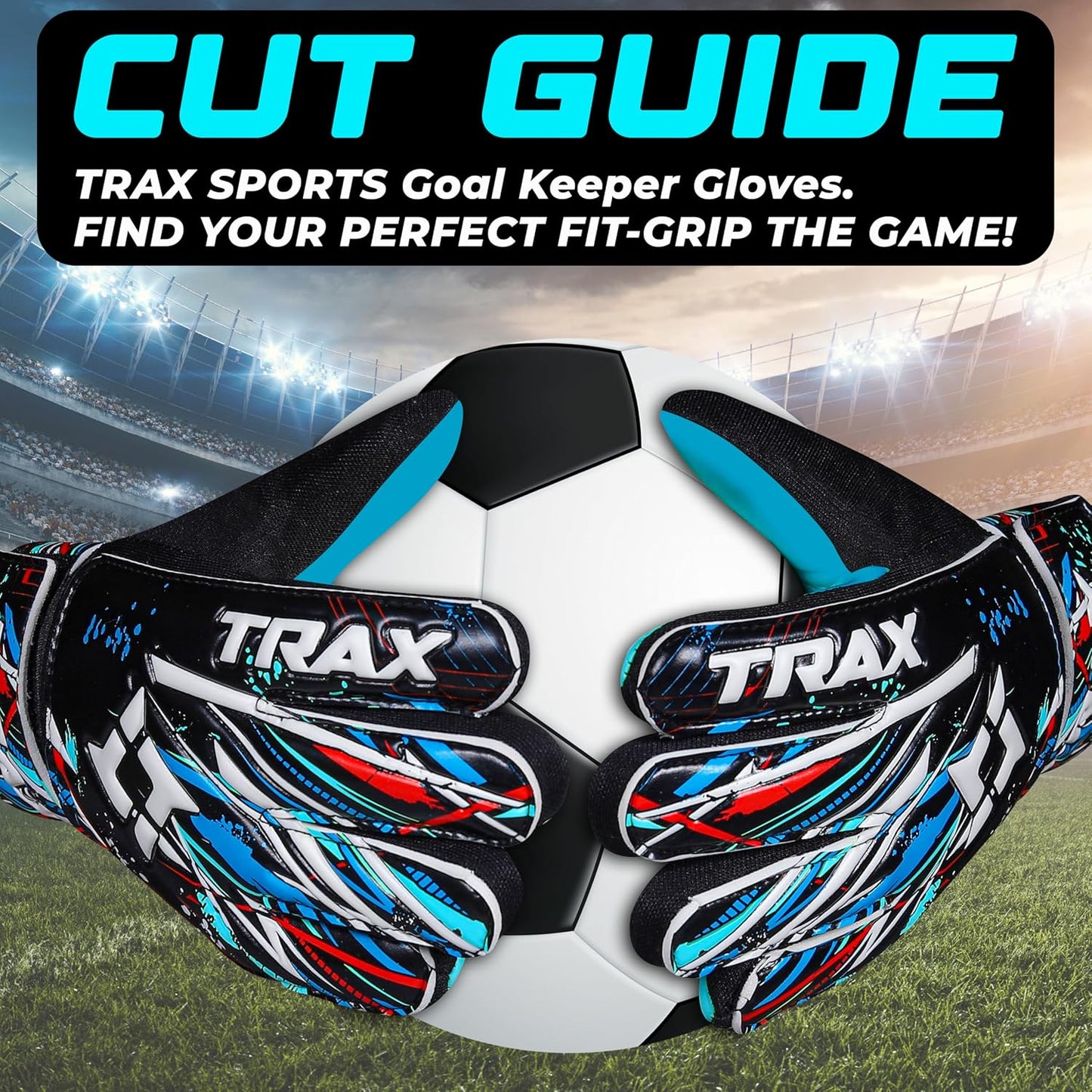 Skiennix Soccer Goalie Gloves - Youth & Adult Football Goalkeeper Gloves with 4mm Latex Grip & Wrist Protection