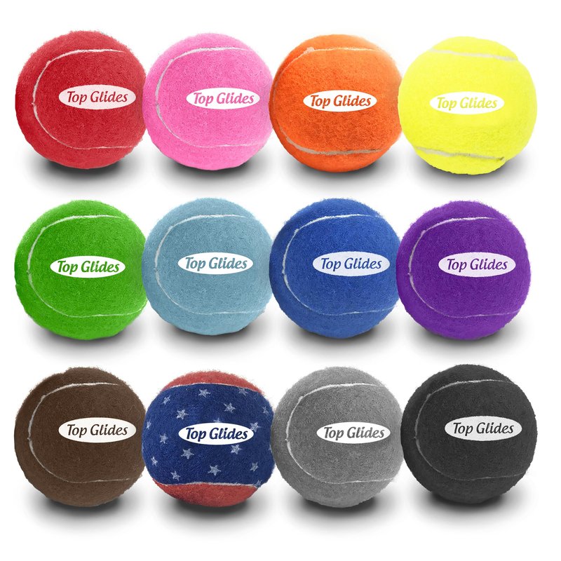 Top Glides Precut Walker Tennis Ball Glides (Orange)