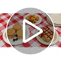 Greconv 7 Inch Small Disposable Paper Plates - 200 Pack for Parties & Events