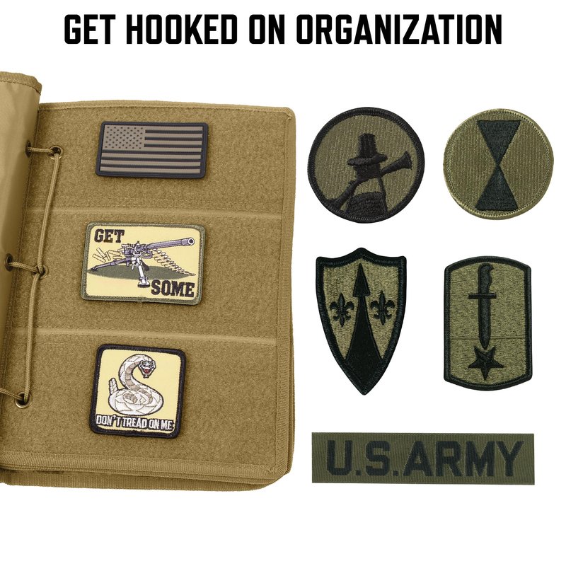 Rothco Hook & Loop Patch Book - Organize Your Collection of Patches with Ease - 8 1/2 x 11 3/6