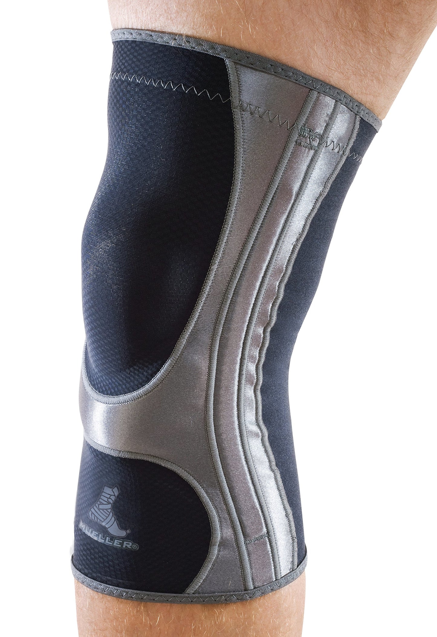 MUELLER Sports Medicine Hg80 Knee Support, Knee Pain Relief Support for Men and Women, Ideal for Arthritis, Sprains, Black, Large