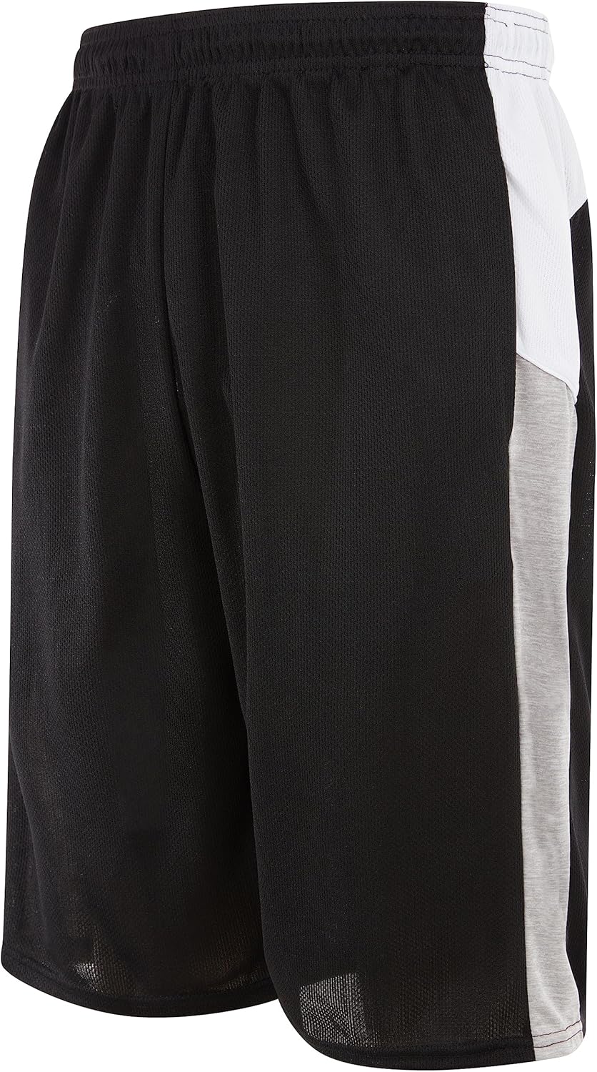 Skiennix Men's Basketball Shorts - Active Performance Gym Shorts with Pockets | 4-Pack Set