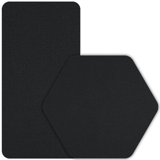 GEAR AID Tenacious Tape Gore-TEX Fabric Patches for Jacket Repair, Black, Round and Rectangle
