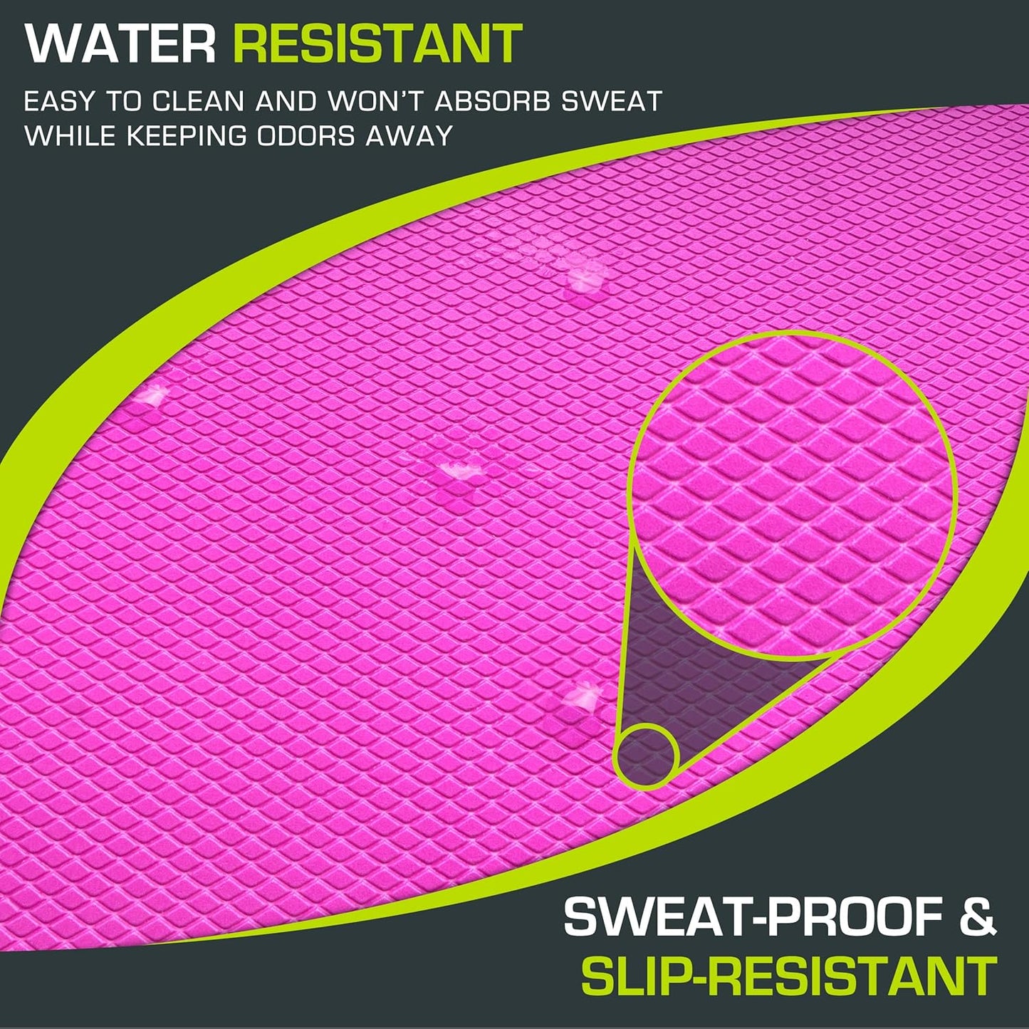 ProsourceFit Balance Pad - Non-Slip Cushioned Foam Mat for Fitness, Yoga & Stability Training