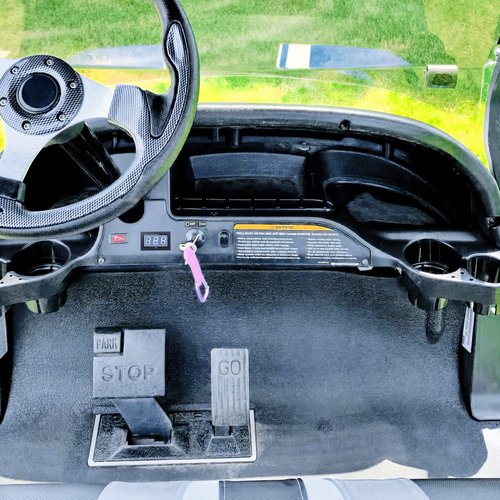 10L0L 1 Pack Golf Cart Digital Voltmeter, Waterproof LED Battery Voltage Meter, DC 5-120V for 12V 24V 36V 48V 60V 72V Systems, Compatible with Club Car, EZGO, Yamaha, Boats