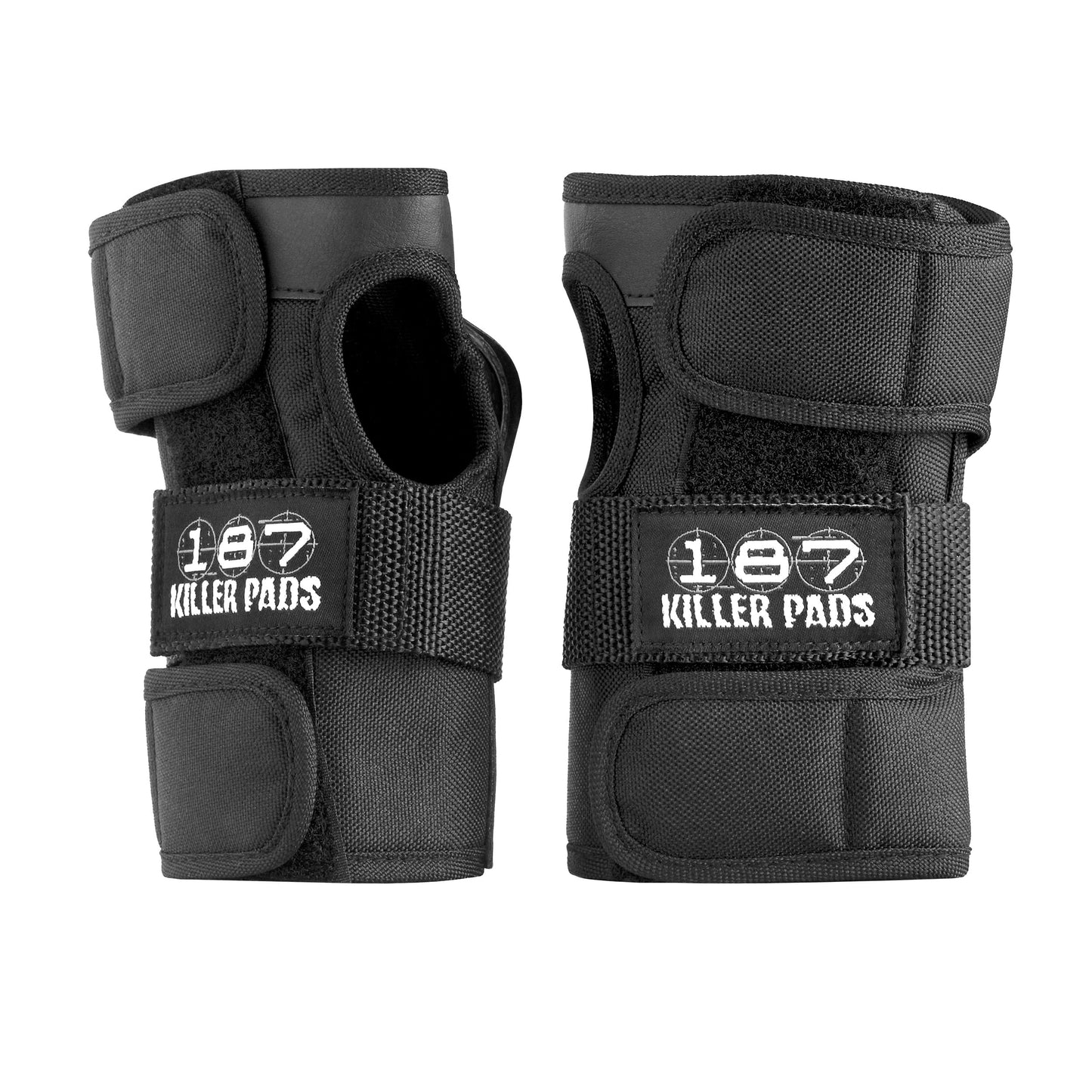 187 Killer Pads Wrist Guards – Ideal for Skateboarding, in-Line Skating/Rollerblading and Roller Derby (Black, Small)