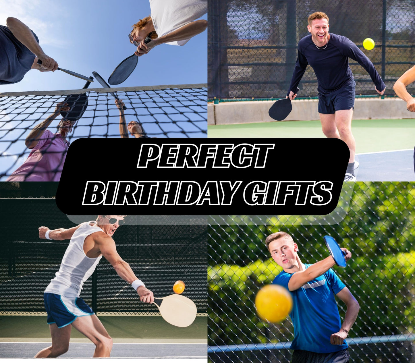 CybGene Pickleball Gifts for Men and Women, Pickleball Paddle Cover Gifts on Birthday and Christmas - J