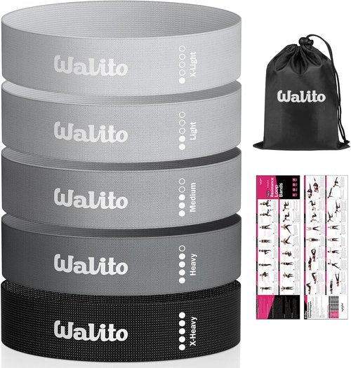 Fabric Resistance Bands by [Brand Name] - Versatile Booty Bands for Glutes & Legs - Ideal for Home Gym, Yoga & Physical Therapy