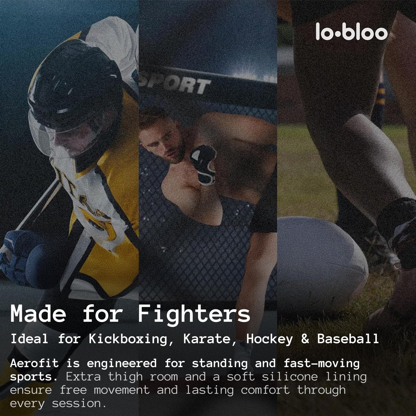 lobloo Aerofit Athletic Cup – Advanced Performance Protection for MMA, Muay Thai, Ball Sports, Running & Ice Hockey | Engineered Lock Fit, Lightweight Freedom | Made in Sweden. Teen Size 13-15yrs