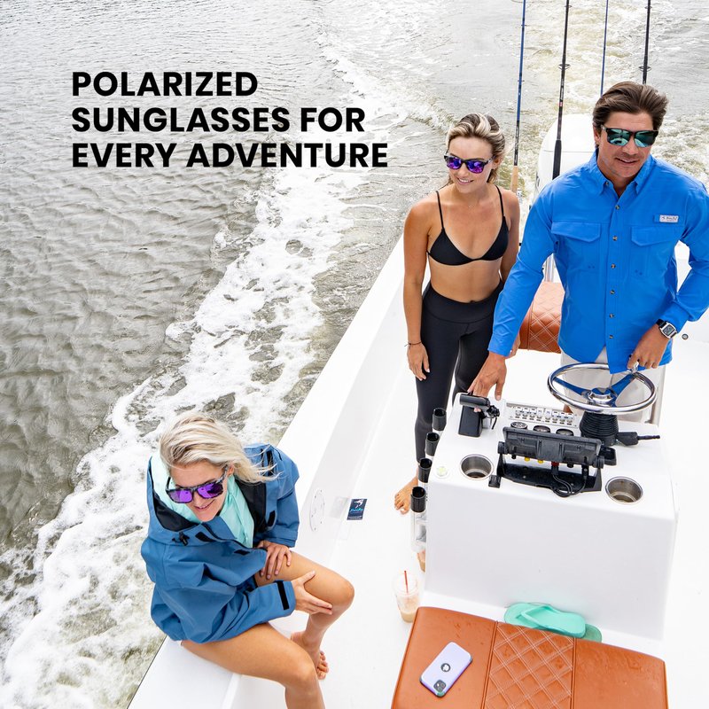 Suncloud Rambler Lite Polarized Sunglasses – 100% UV Protection – Comfortable Fit, Trendy Design – for Men & Women – Matte Black + Polarized Gray Green Lenses