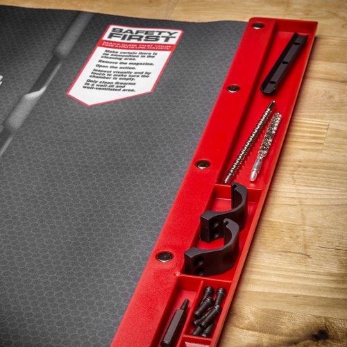 Real Avid 10 22 Smart Mat - 43x16" | Ruger 10 22 Gun Mat w/ Disassembly Instructions | Oil Resistant Shock Absorbing Mat w/ Magnetic Parts Tray | Perfect Addition to Gun Cleaning Supplies For 22 Rifle