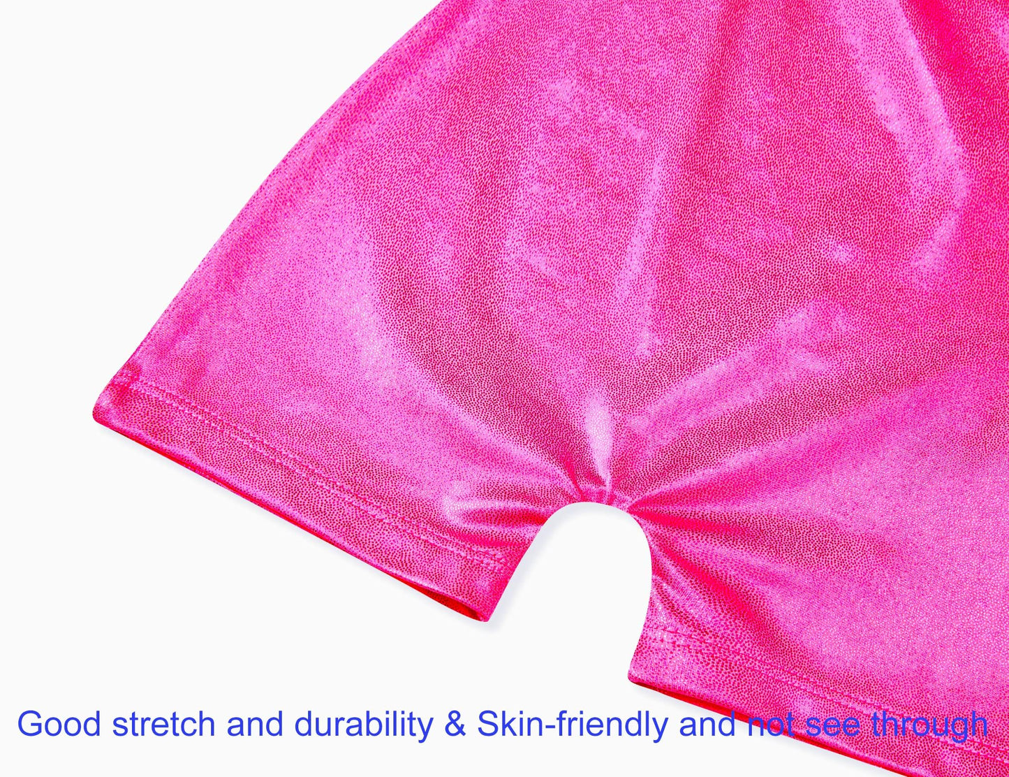 Domusgo Gymnastics Leotards for Girls 6-7 Years Old Sparkly Sleeveless Tank Outfits Rose Kids Workout Bodysuits