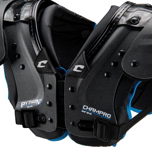 Champro Python Youth Shoulder Pads - Lightweight Protection for Young Athletes | Adjustable Fit