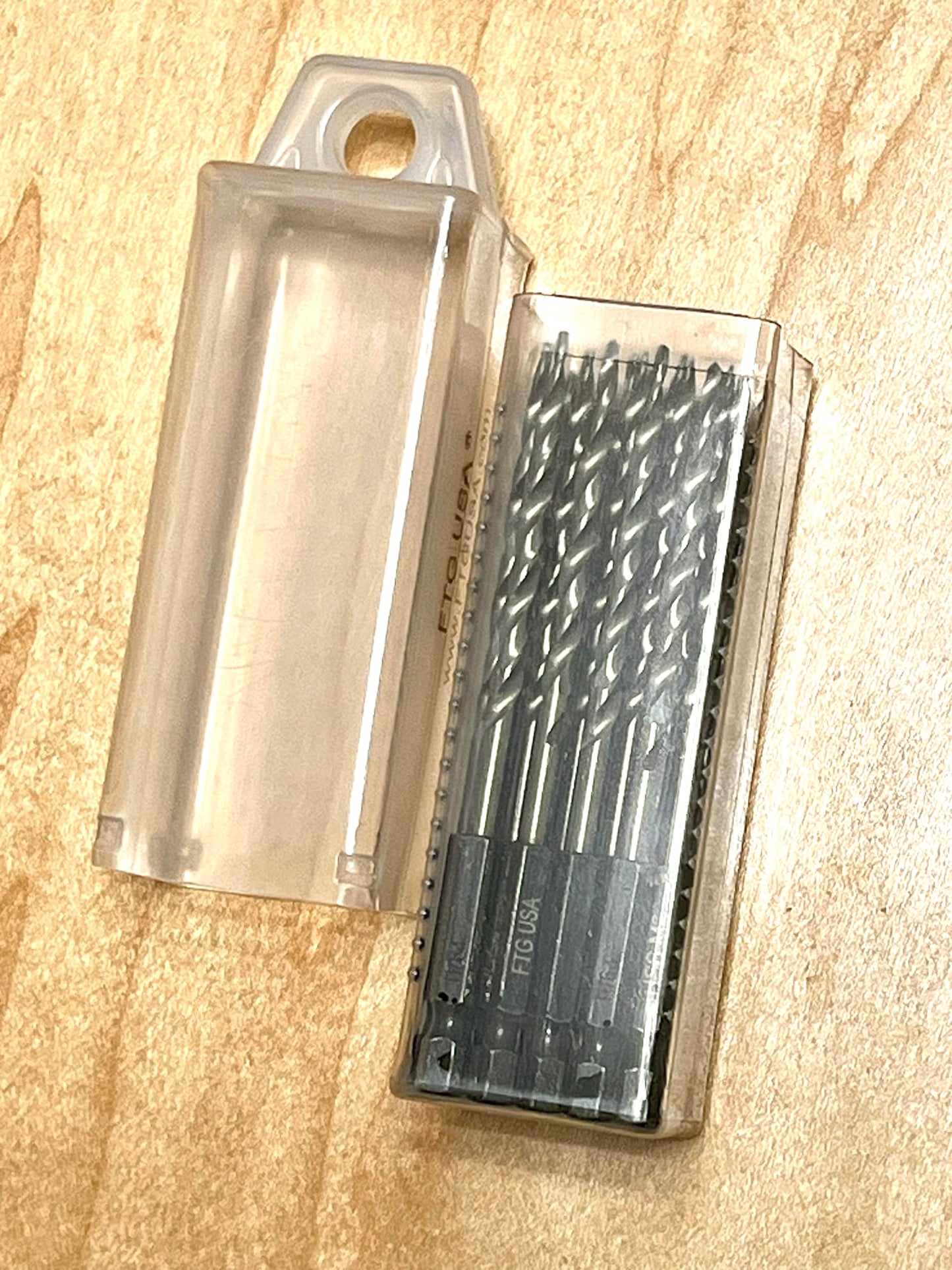 FTG USA Storage Container 4 Piece Large Size Extendable Plastic Box Used as Storage Case for Countersink and Replacement Drill Bits