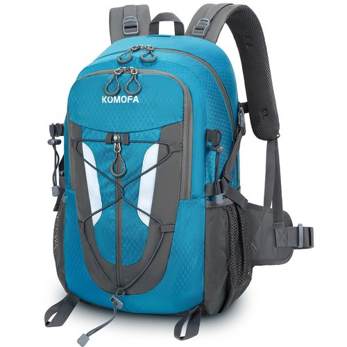 Komofa Hiking Backpack 30L Lightweight Travel Daypack Small Day Pack for Men Women Outdoor Camping Backpacking, Blue