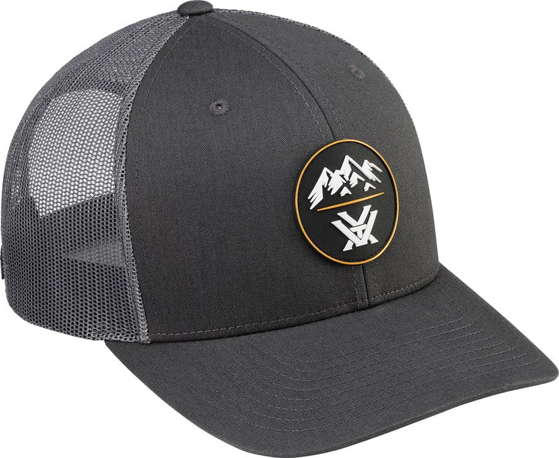 Vortex Optics Three Peaks Patch Snap Back Caps (Charcoal)