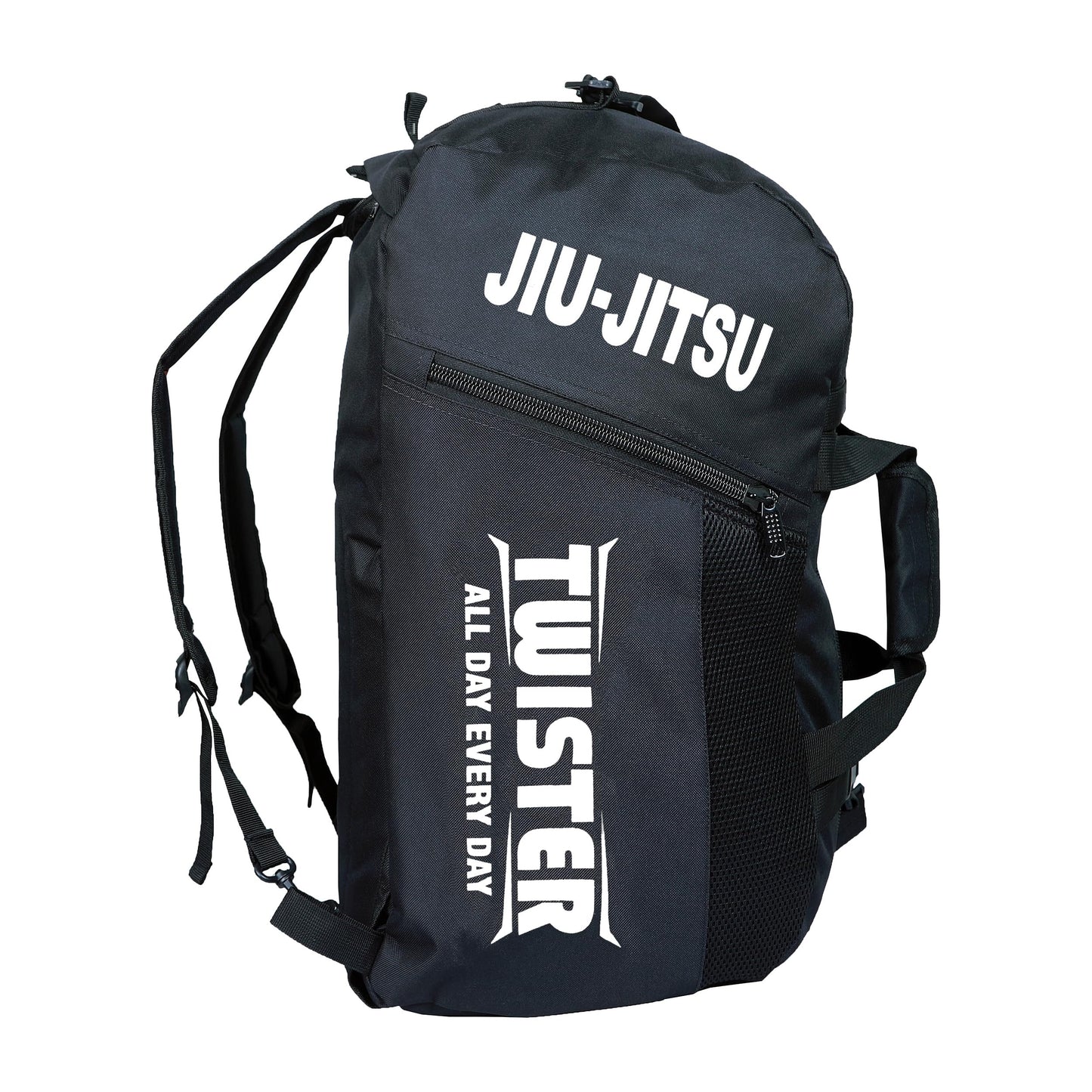 Jiu Jitsu Backpack | BJJ Bag Sports Duffel Bag (JIU JITSU BLACK)