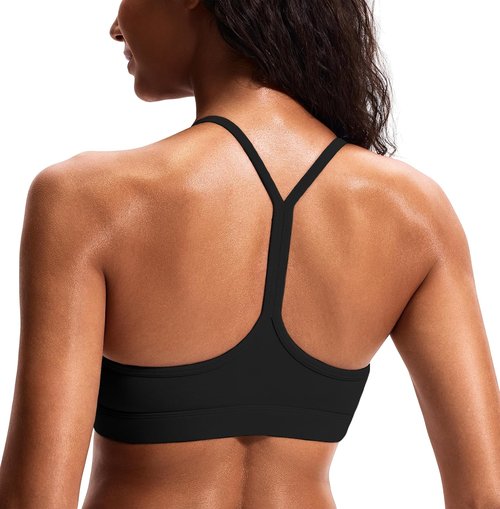 JOYSPELS Racerback Sports Bras for Women - Comfy & Stylish with Removable Pads, A-C Cups