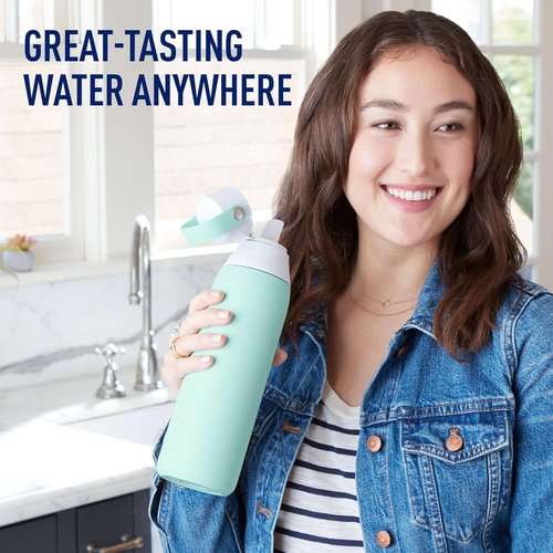 Brita Stainless Steel Water Bottle - Premium BPA-Free Insulated Design | 20 oz, Reusable & Eco-Friendly
