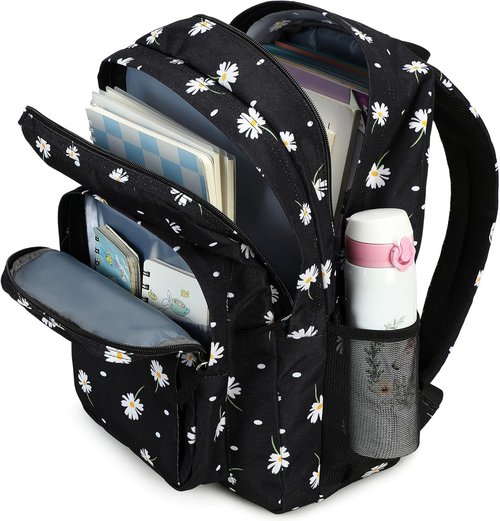 Abshoo Classical Basic Travel Backpack - Water Resistant Bookbag for School | Stylish & Durable