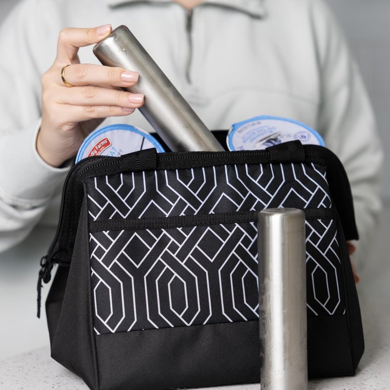 Outset Stainless Steel Cylinder Ice Packs, Set of 2 Reusable Travel and Lunch Box Coolers, 6.3" x 1.6”