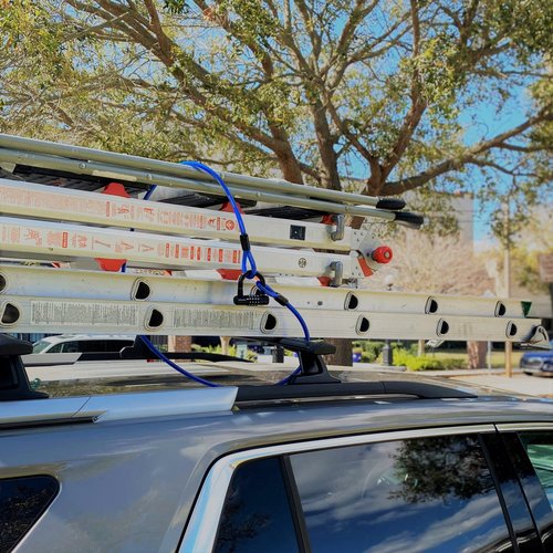DocksLocks Weatherproof Straight Security Cable (5ft to 25ft Lengths) with Reinforced Looped Ends, Anti-Theft Protection for Kayaks, Bikes, Paddleboards, Outdoor Equipment, Bicycles and More 5ft