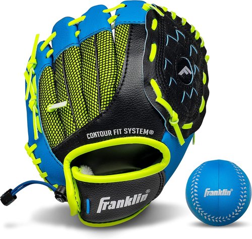 Franklin Sports Kids Baseball Glove - NeoGrip Youth T-Ball Mitt for Boys & Girls - Durable, Lightweight Design