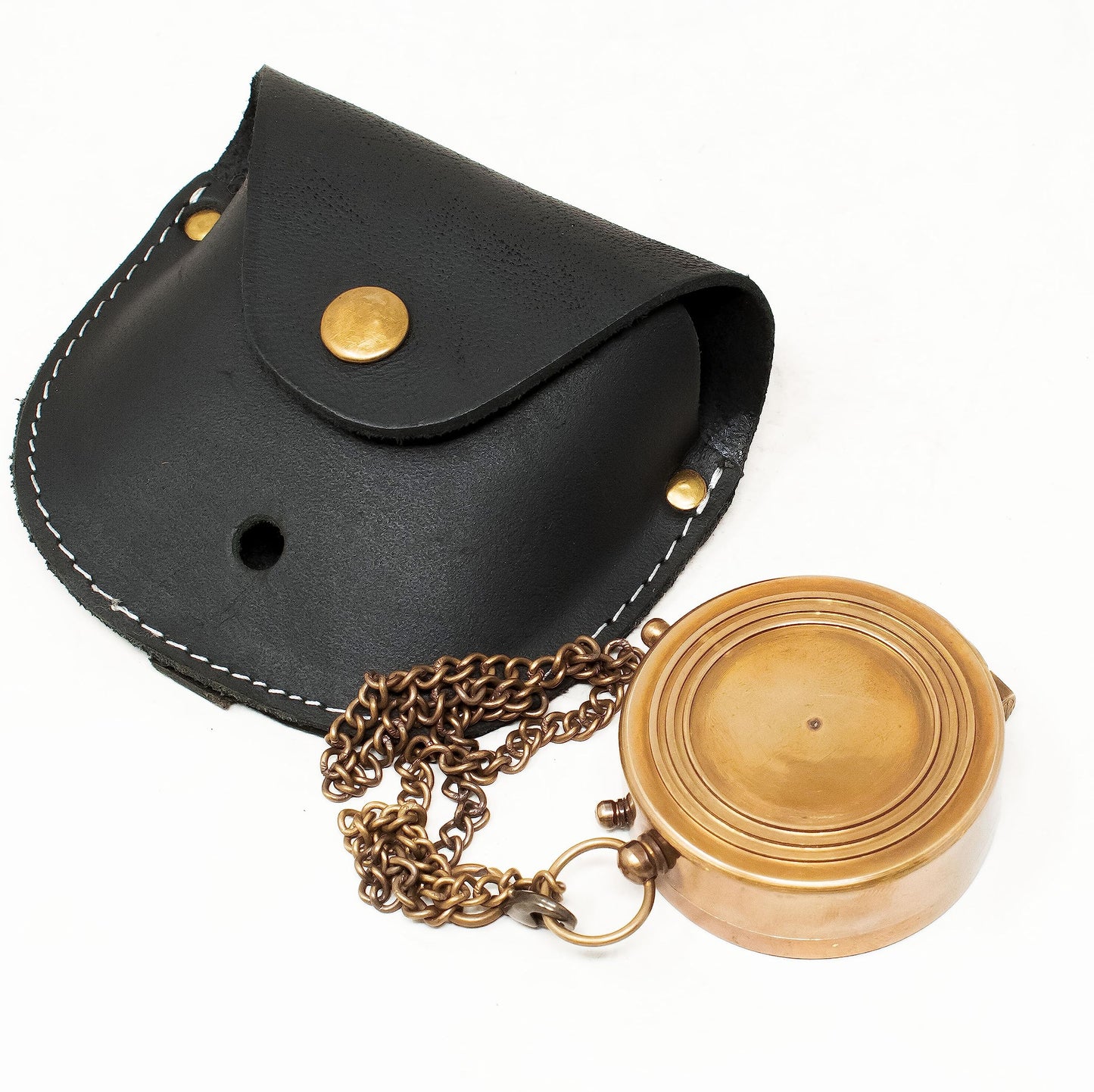 Bible Verse Compass, Christian Compass Religious Gift for Men, Confirmation Gift for Boys Teenage, Catholic Gifts- Baptism Gifts - for i Know Engraved Brass Compass with Leather Pouch