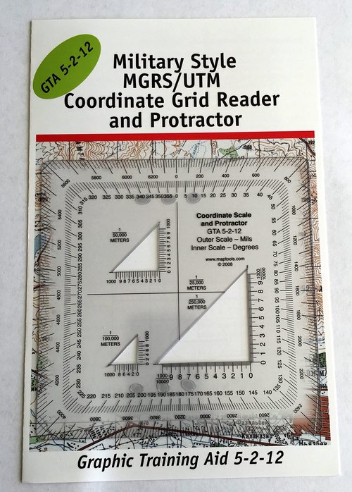 MapTools Military Style UTM/MGRS Coordinate Scale
