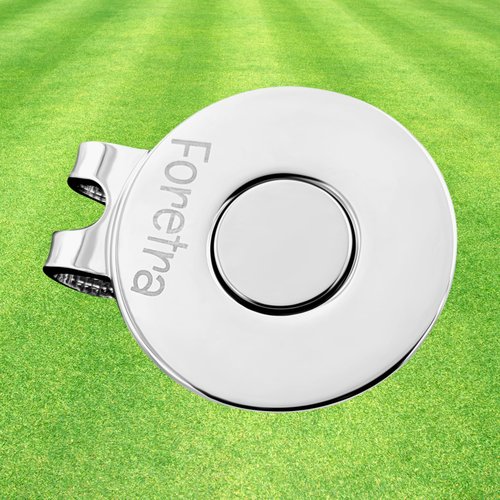Foretra Golf Ball Marker | Canada Maple Leaf Magnetic Ball Marker Hat Clip | Disc Balls Markers Tool Golfer Gifts Funny Accessories for Men Women