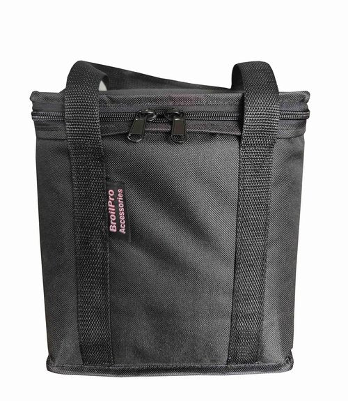 BroilPro Propane Tank Bag for 2-Pack 1 lb Refillable Cylinders - Waterproof 600D PVC Polyester | Mini Gas Tank Case, Camping Cooking Accessories (Fits 16.04 oz Tanks)